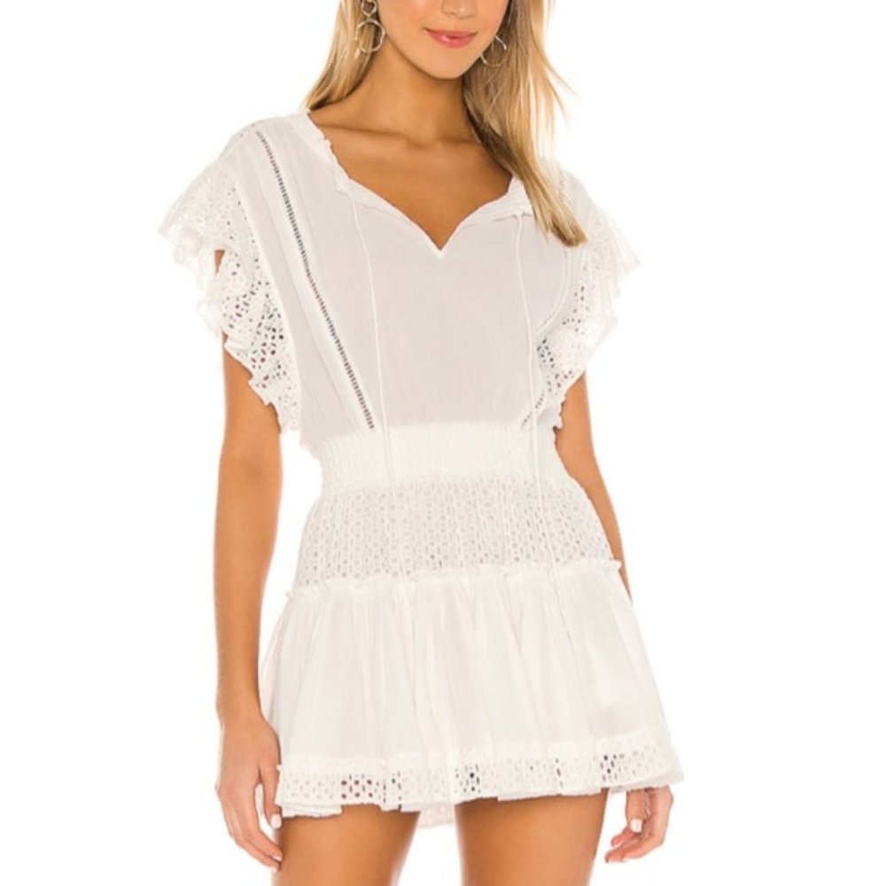 MISA Los Angeles Sarika Dress in White